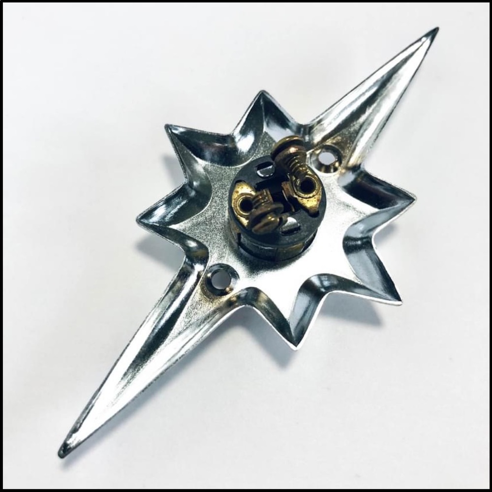 ✨Vintage MCM Atomic Starburst RITTENHOUSE Doorbell push button - Picture 8 of 8